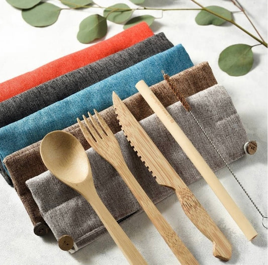 Jungle Culture Bamboo Cutlery Set