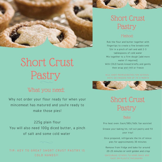 No Frills Refills Short Crust Pastry.