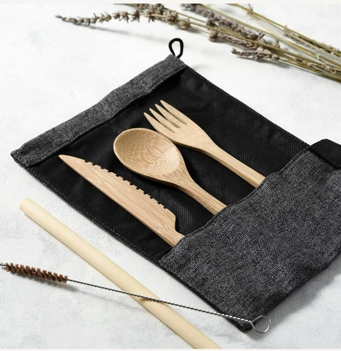 Jungle Culture Bamboo Cutlery Set