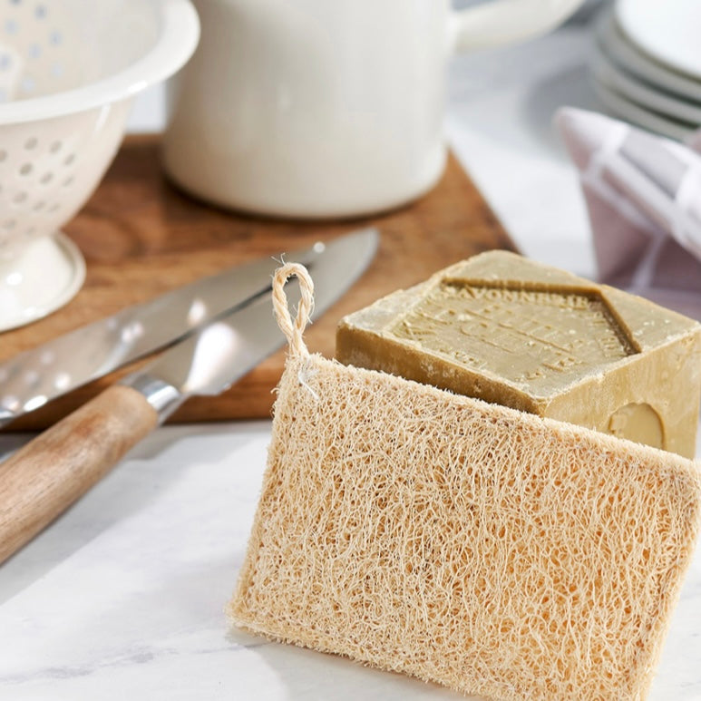 EcoLiving Loofah Kitchen Sponge Scrubber