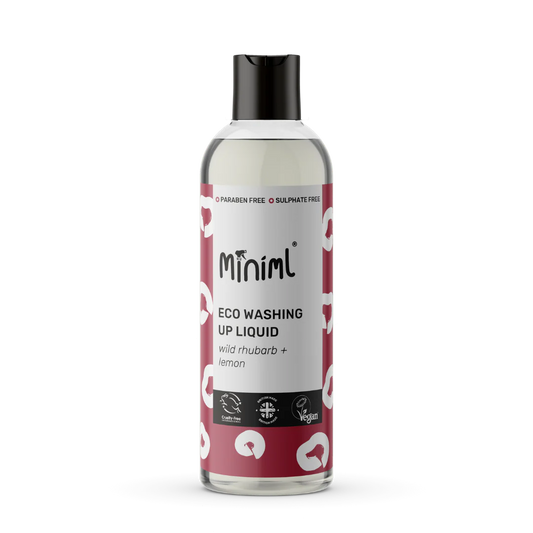 Miniml Washing Up Liquid (Rhubarb & Lemon - Prefilled)