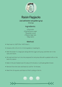 No Frills Raisin Flapjacks Kit.