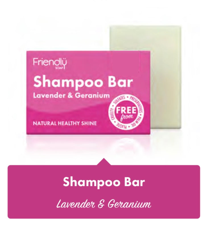 Lavender & Geranium Shampoo Bar