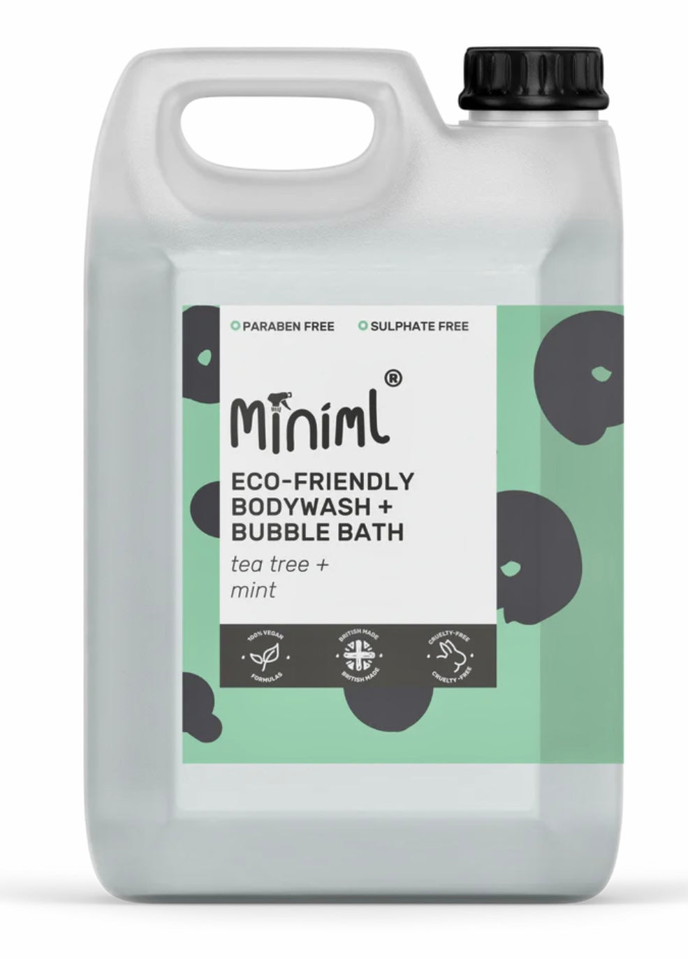 Miniml Bodywash and Bubblebath (Tea Tree & Mint)