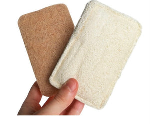 Eco Vibe Natural Compostable Sponge Scourers Duo