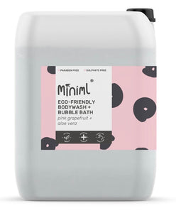 Miniml Bodywash and Bubblebath (Pink Grapefruit & Aloe Vera) 5L