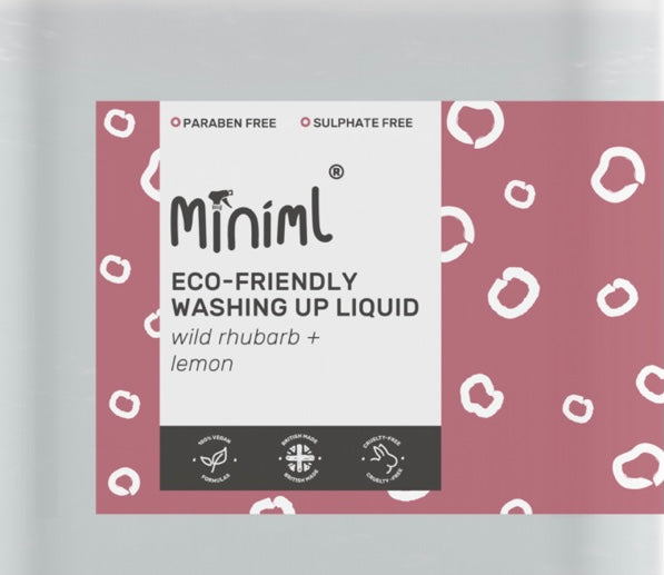 Miniml Washing Up Liquid (Rhubarb & Lemon)