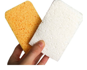 Eco Vibe Natural Compostable Sponge Scourers Duo